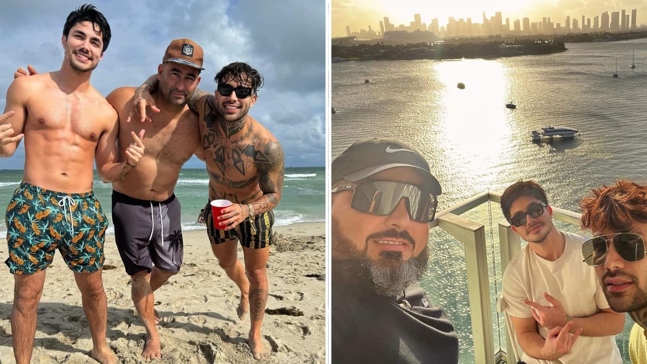Sian Chiong compartió estas fotografías en sus redes historias desde Miami