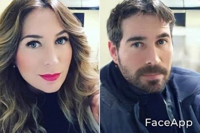 Algunos famosos destacaron que en la foto en la que aparece con barba, es idéntica al actor Carlos de la Mota.