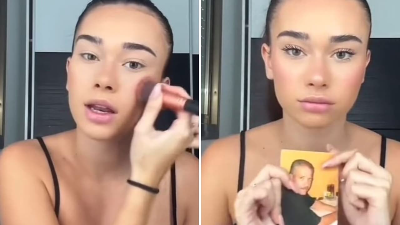Joven presume su maquillaje para el funeral de su abuelo: la tachan de "frívola" en TikTok