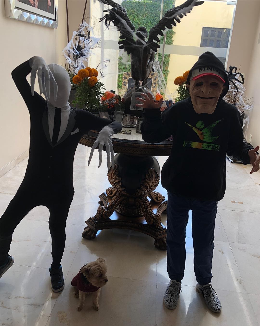Miguel y Daniel, los hijos de Aracely Arámbula, fueron de los más atrevidos con sus disfraces