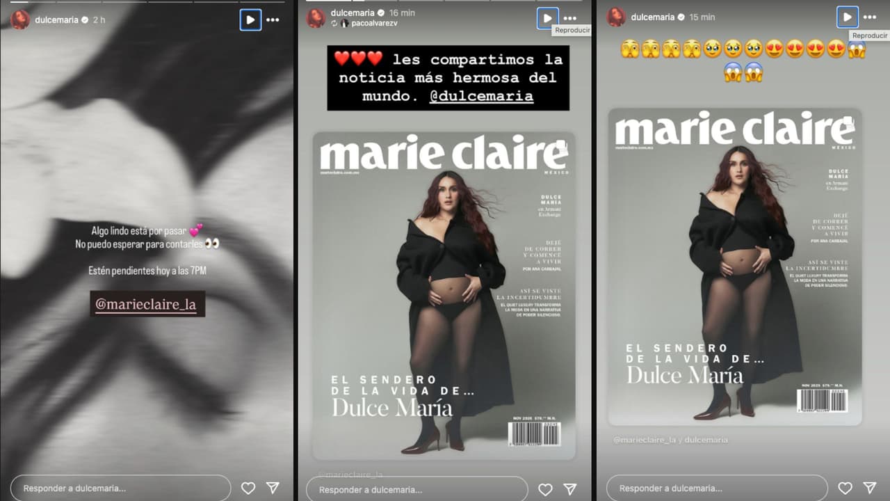 Dulce María confirma que está embarazada nuevamente