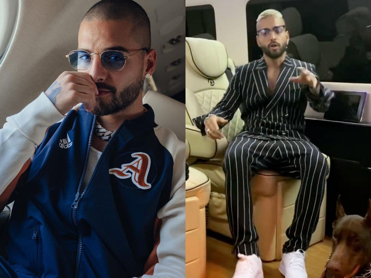 Maluma: así es por dentro el lujoso jet privado del cantante