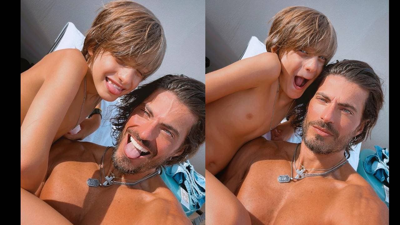 El novio de Galilea Montijo publicó foto junto a su hijo