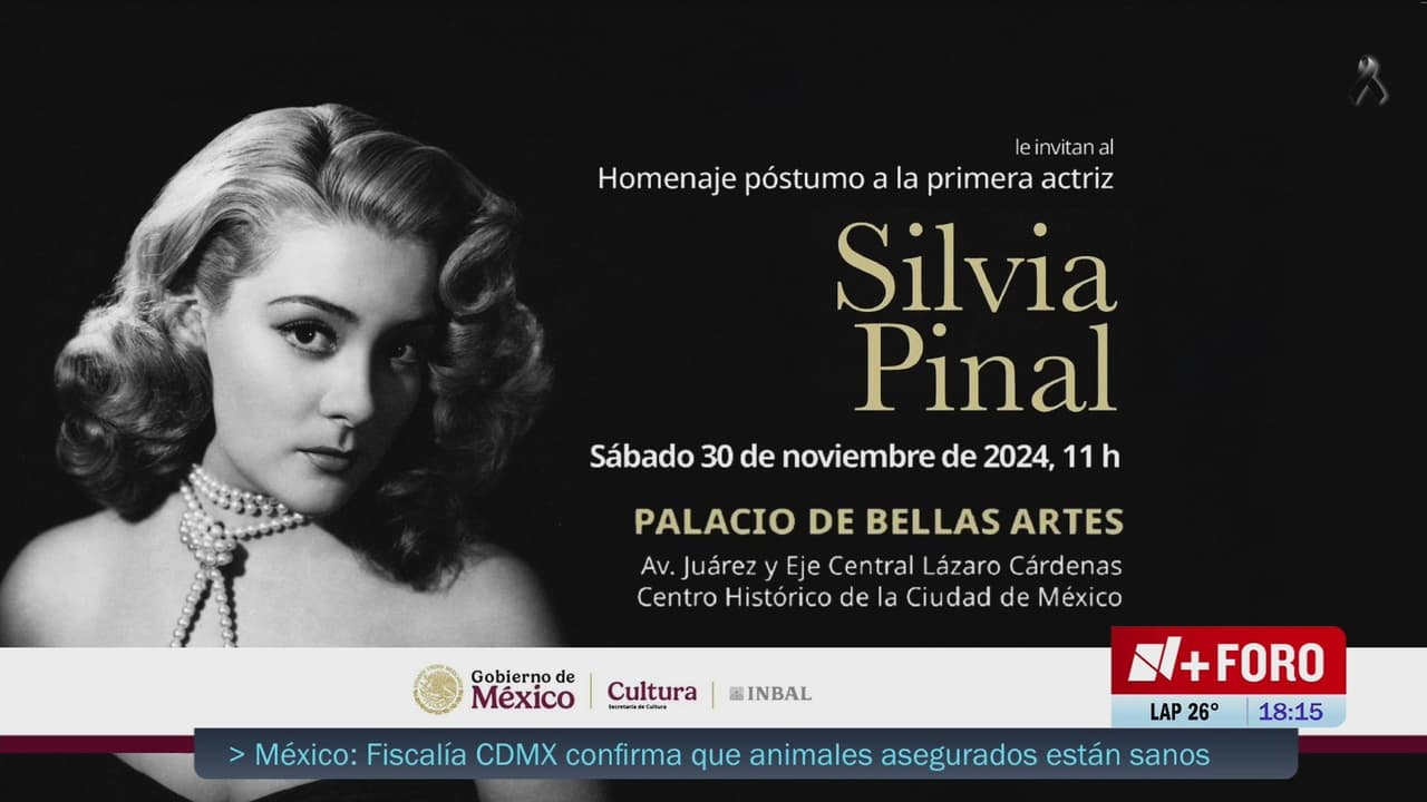 Silvia Pinal tendrá un homenaje póstumo el sábado 30 de noviembre