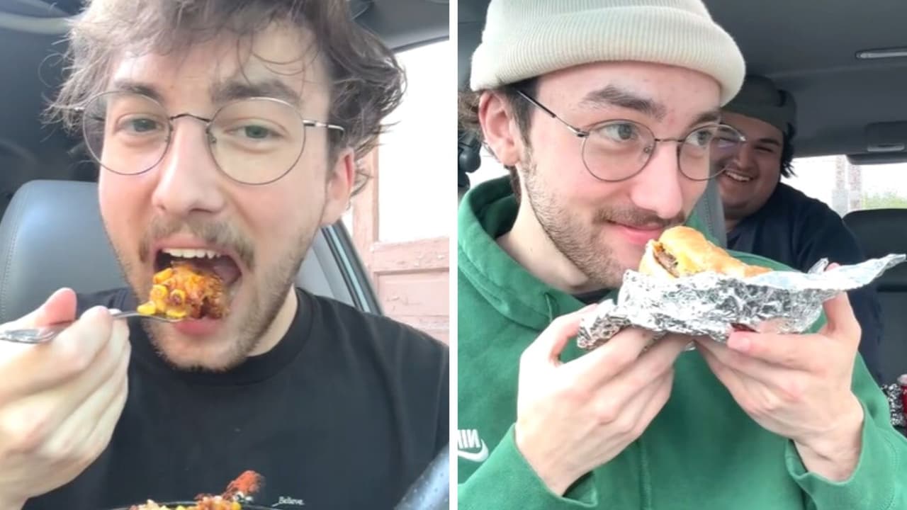 Joven vegetariano probó la carne por primera vez en su vida y así reaccionó en TikTok