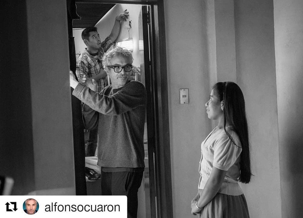 Tras el estreno de ‘Roma’, Yalitza comenzó a compartir escenas de la película.