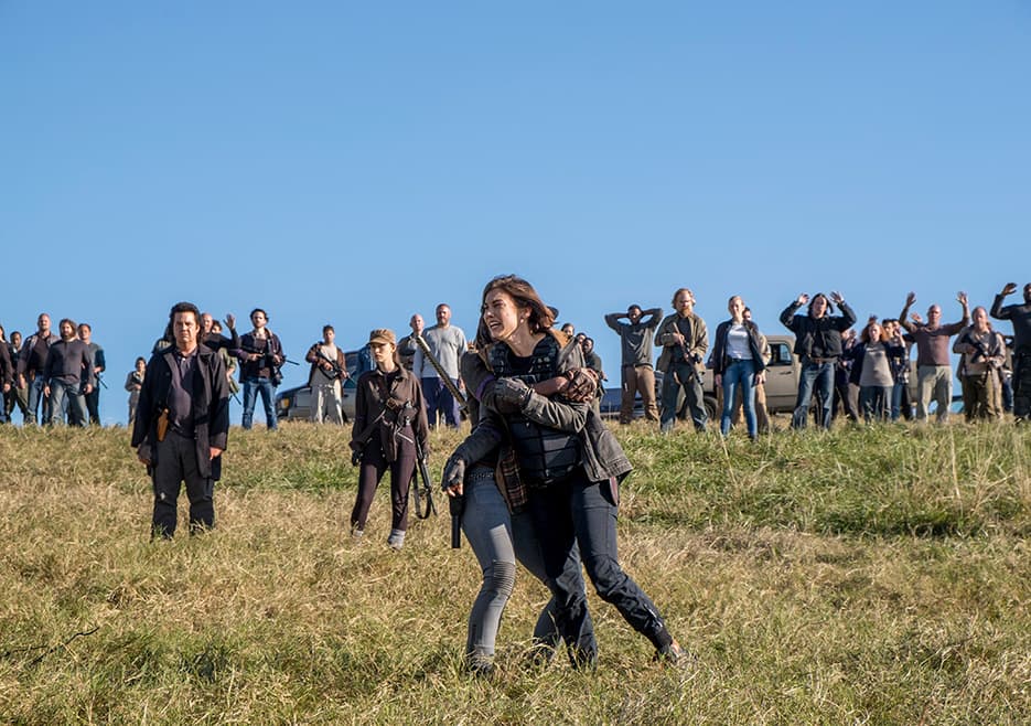Escena de la octava temporada de 'The Walking Dead'