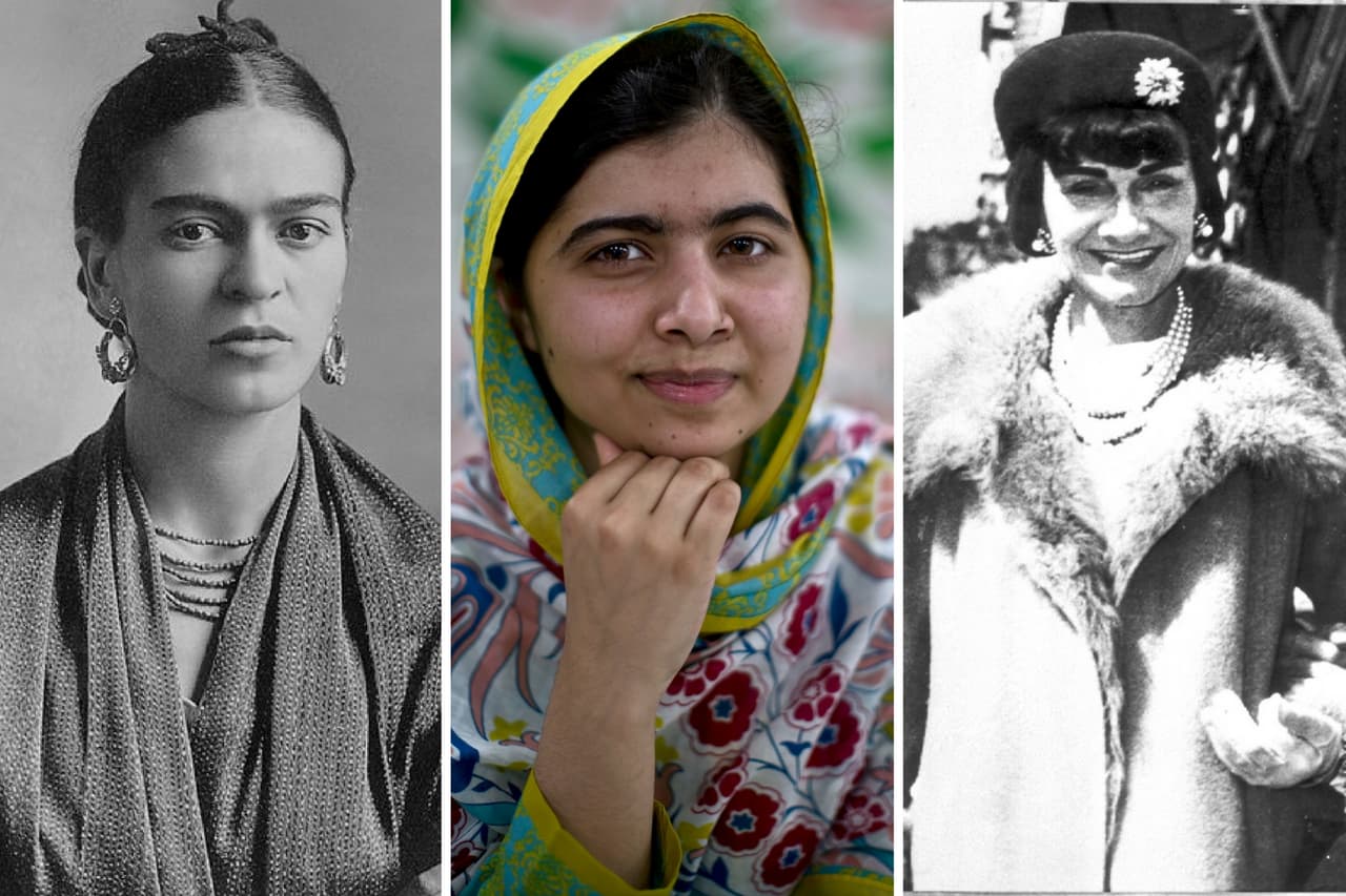 Frida Kahlo, Malala Yousafzai y Coco Chanel son algunas destacadas figuras femeninas que hicieron historia en el mundo