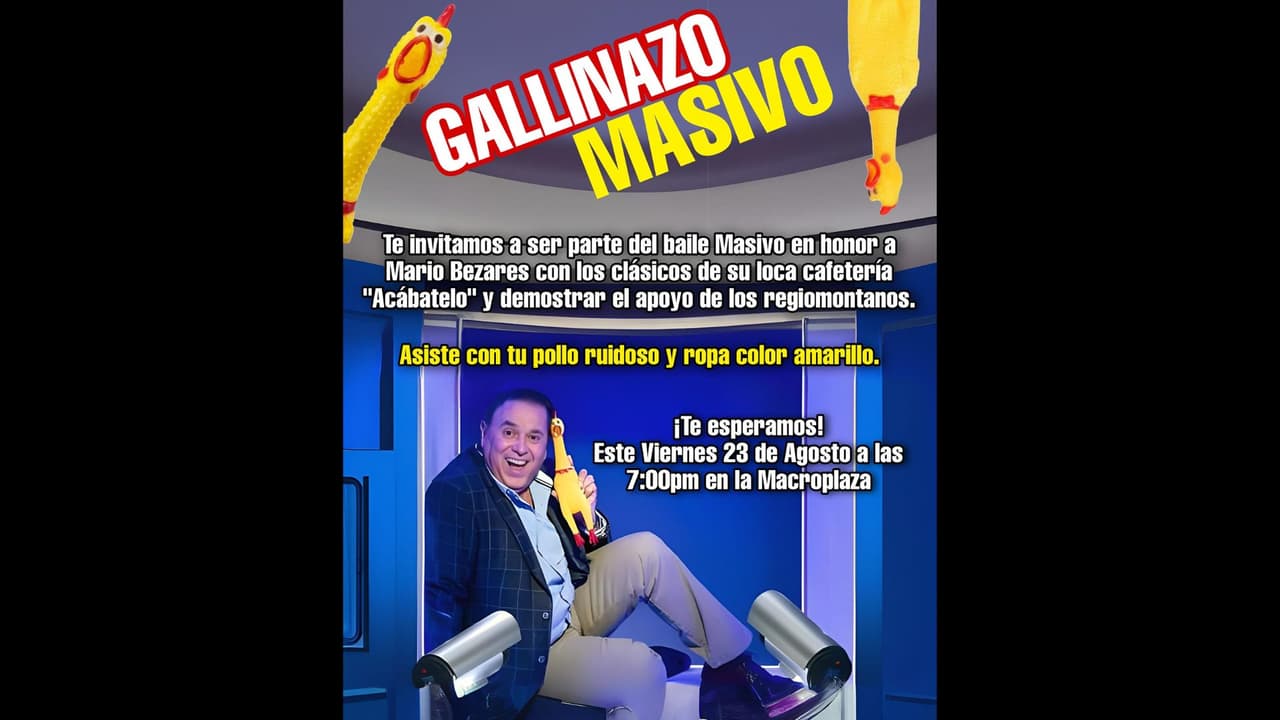 Fans de Mario Bezares convocan 'Gallinazo masivo' para apoyarlo en 'La Casa de los Famosos México'