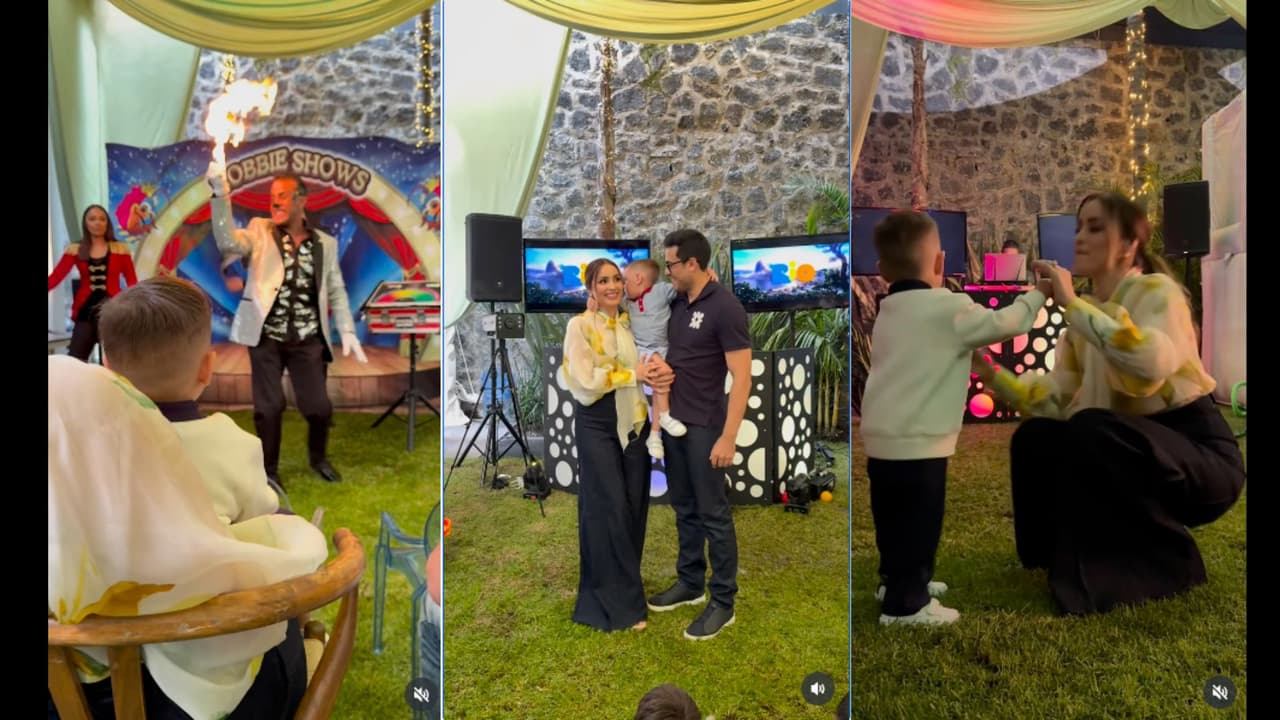 Carlos Rivera y Cynthia Rodríguez celebran el cumpleaños de su hijo León