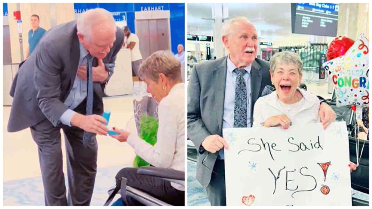 Abuelito reencuentra a su novia de la adolescencia y le pide matrimonio: así reaccionó ella