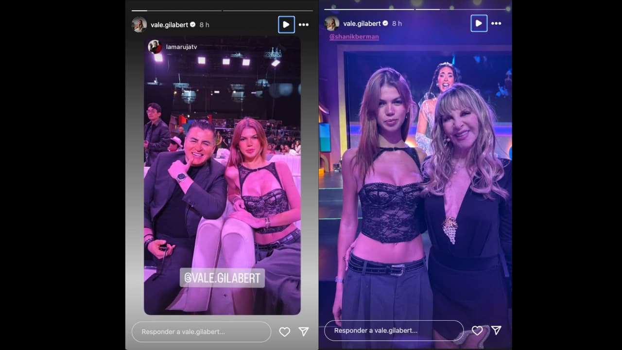 Valentina Gilabert posó junto a Shanik Berman