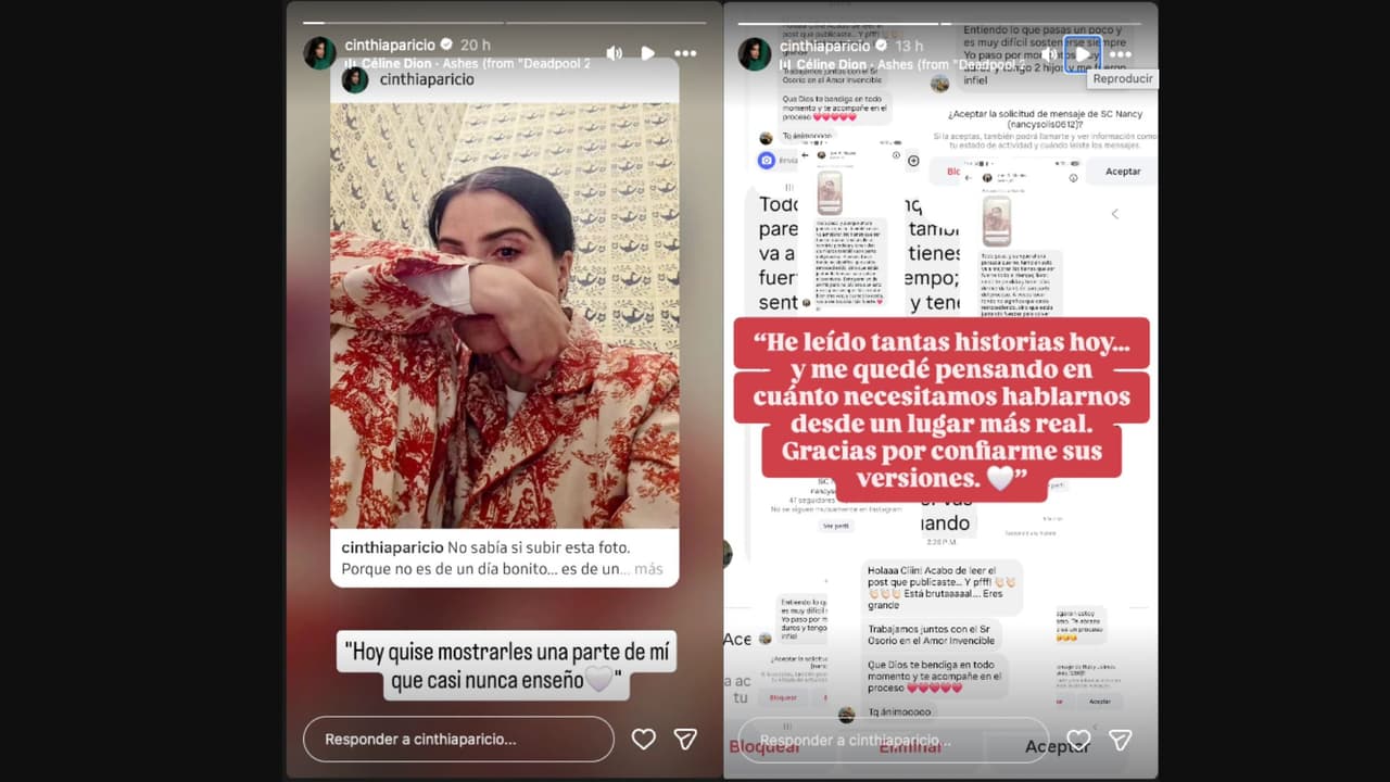 Cinthia Aparicio relata etapa de reconstrucción personal después de su ruptura con Alexis Ayala