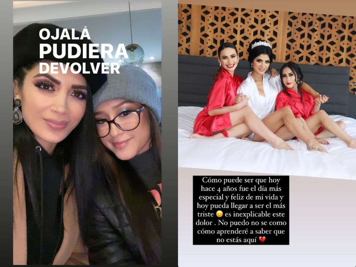 Kimberly Flores recordó a su sobrina en medio de la celebración de su aniversario.