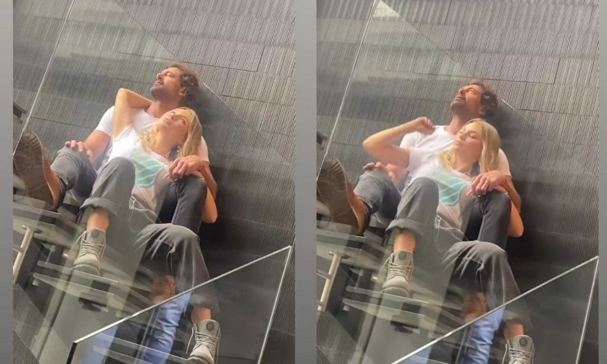 La pareja estuvo separada algunos días por el viaje de la actriz a Rusia