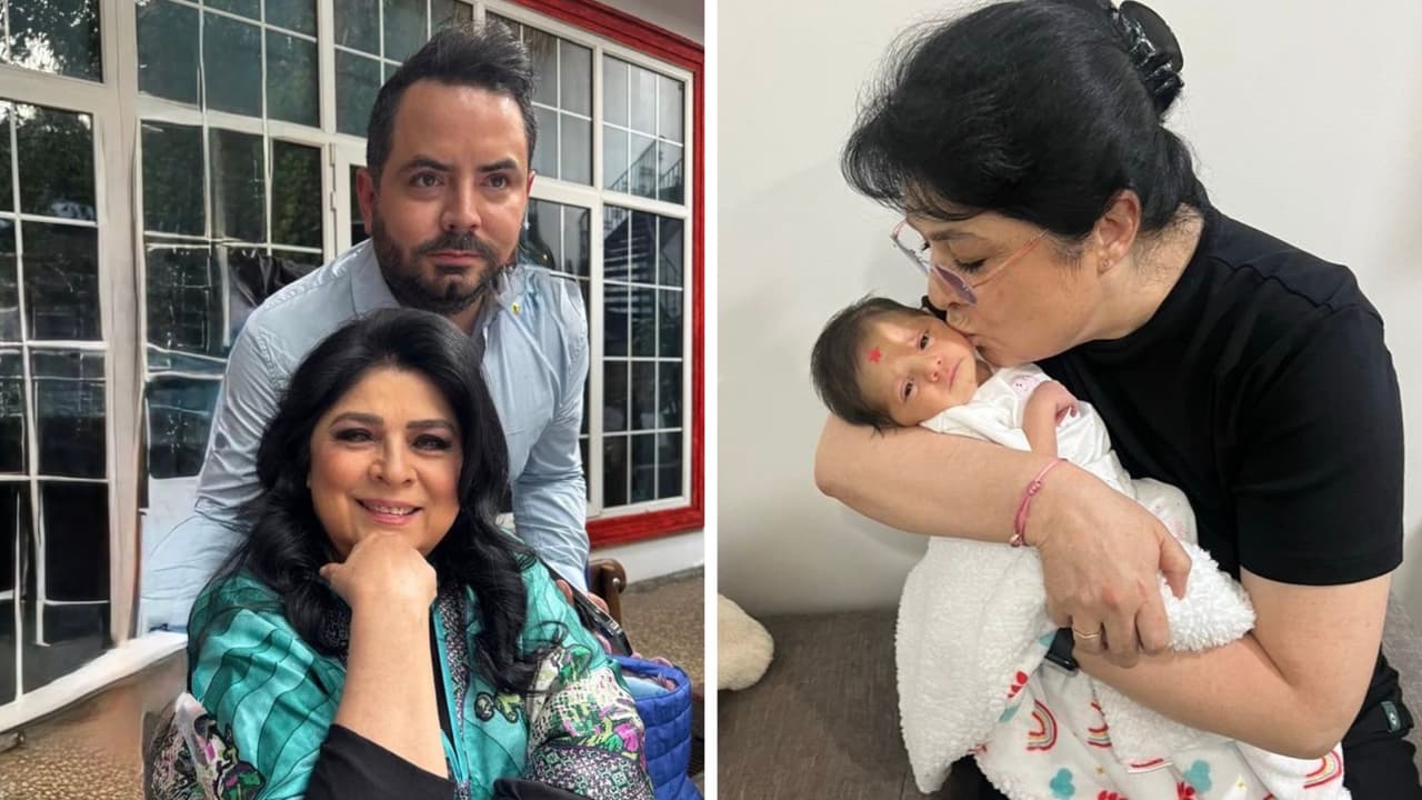 Victoria Ruffo presume nuevas fotos de su nieta Tessa y fans le recuerdan que es idéntica a José Eduardo Derbez