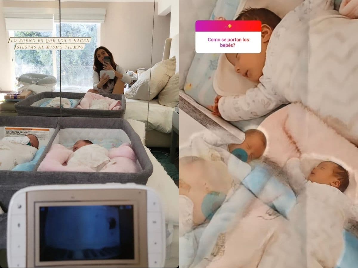 Claudia Álvarez disfruta de la compañía de sus mellizos, Clío y Billy.