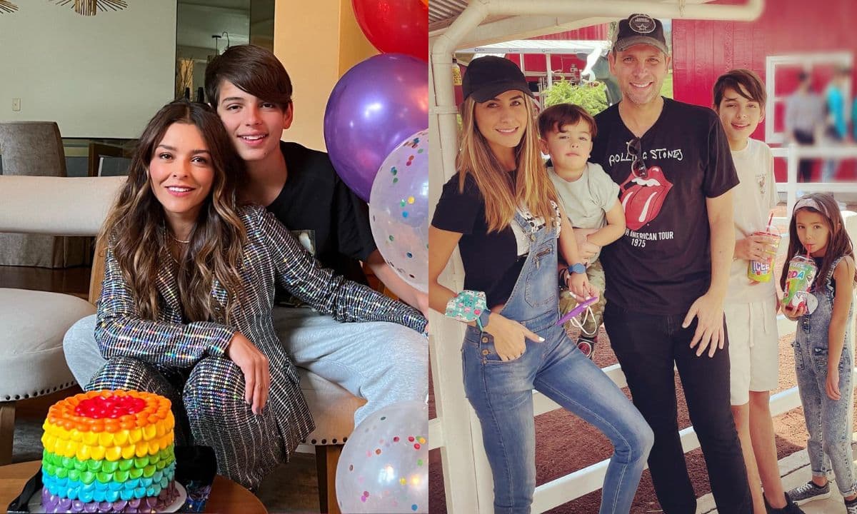 El festejo de Santino contó con la presencia de su madrastra y sus medios hermanos