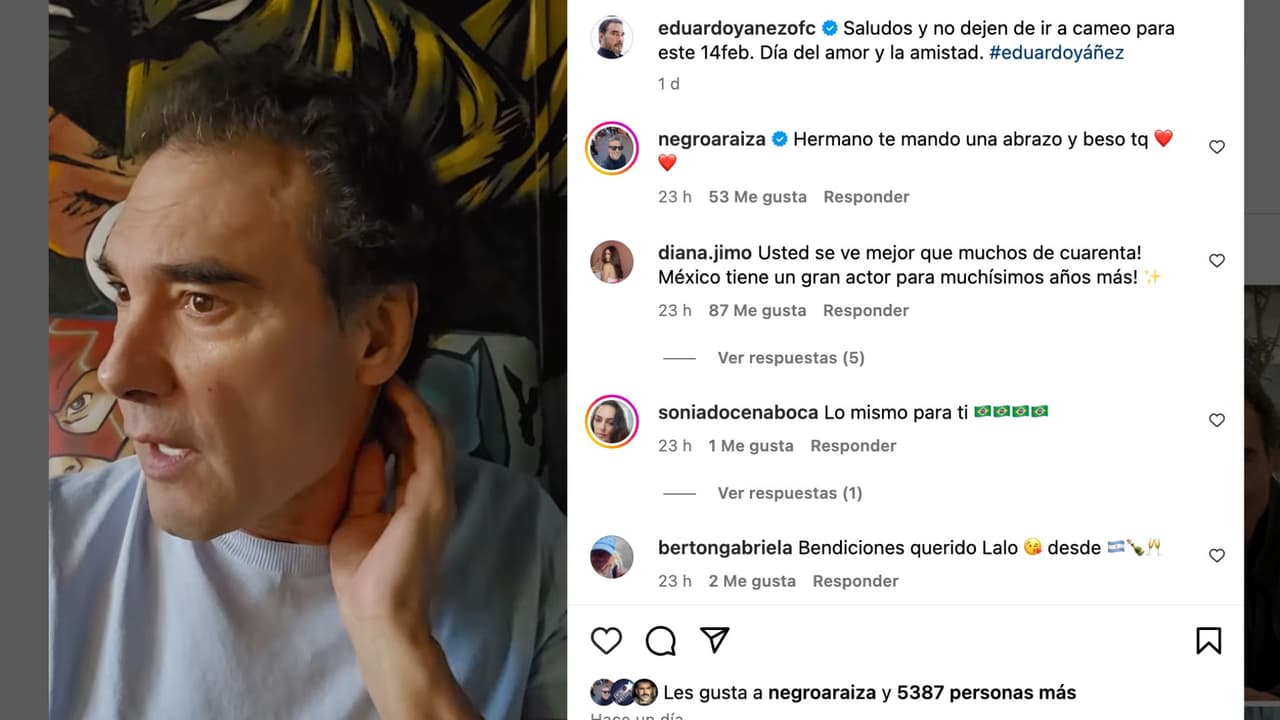 Eduardo Yáñez responde a rumores de su salud.