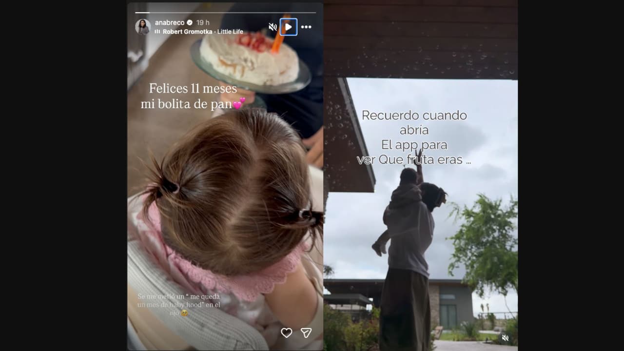 Ana Brenda Contreras comparte tiernas publicaciones de su hija, quien cumplió 11 meses