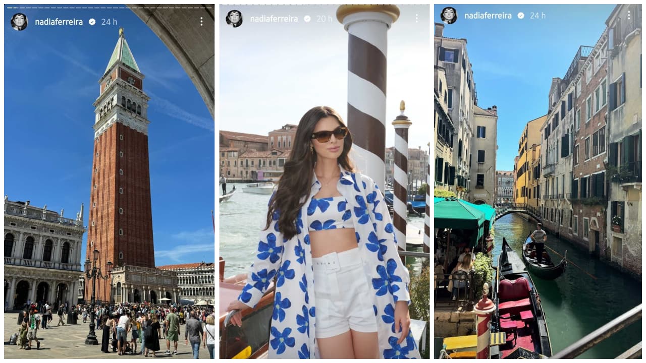 Nadia Ferreira en Venecia.