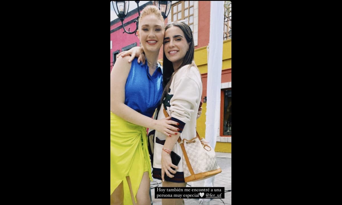 Las actrices se mostraron felices por la reunión