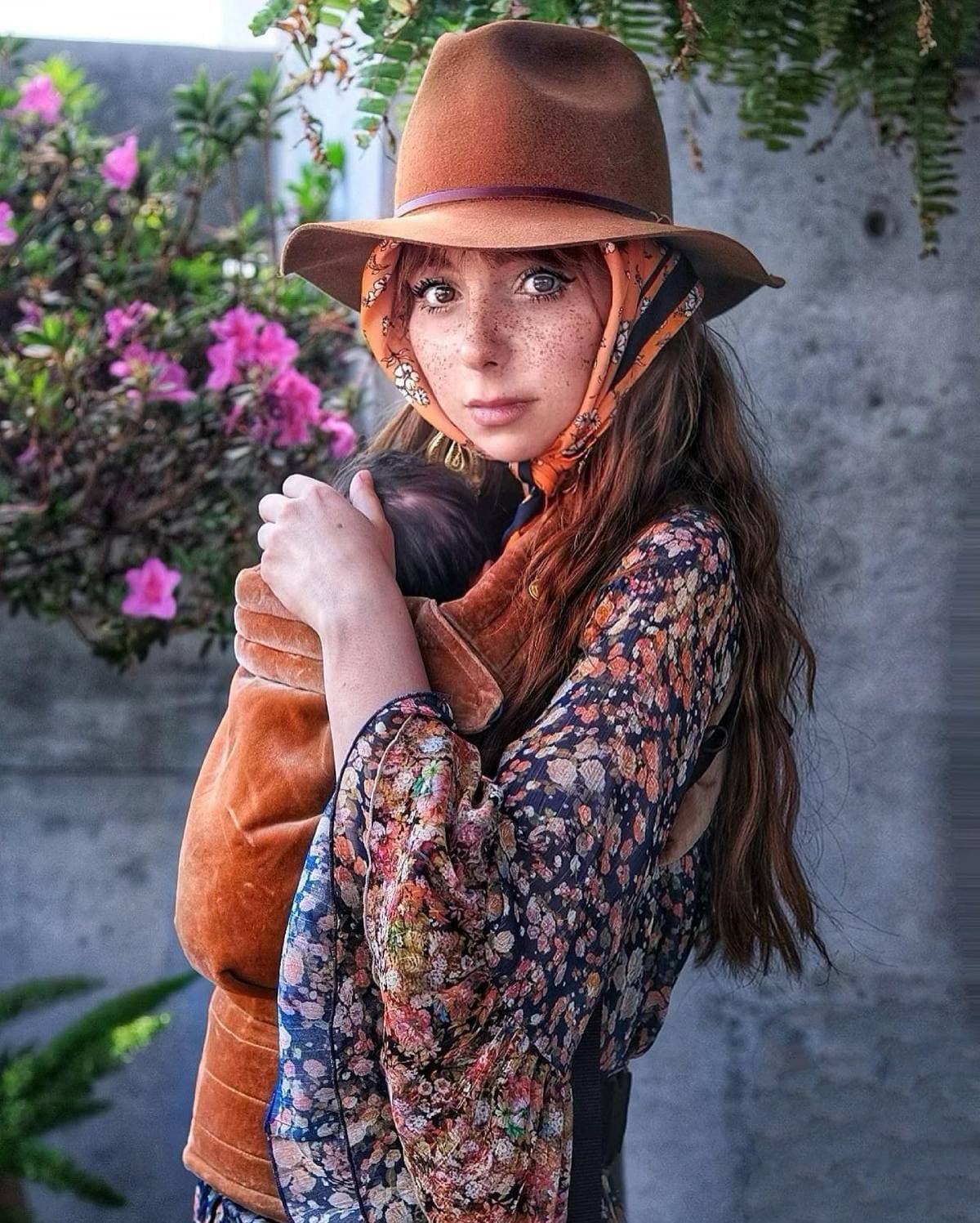 El novio de la conductora fue el responsable de tan lindo retrato