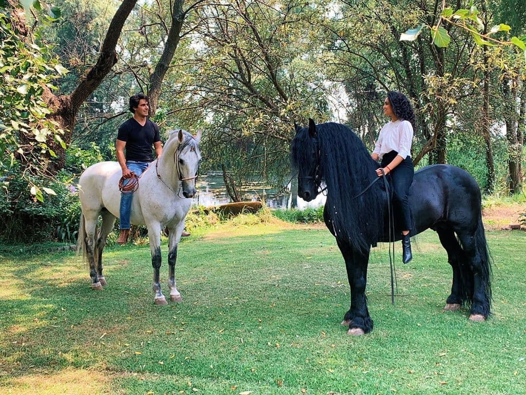 Las grandes áreas verdes son ideales para que tanto los más pequeños de la casa –Manuel y Daniel- como el resto de la familia realice actividades al aire libre como pintar, andar a caballo o en cuatrimotos e incluso relajarse.