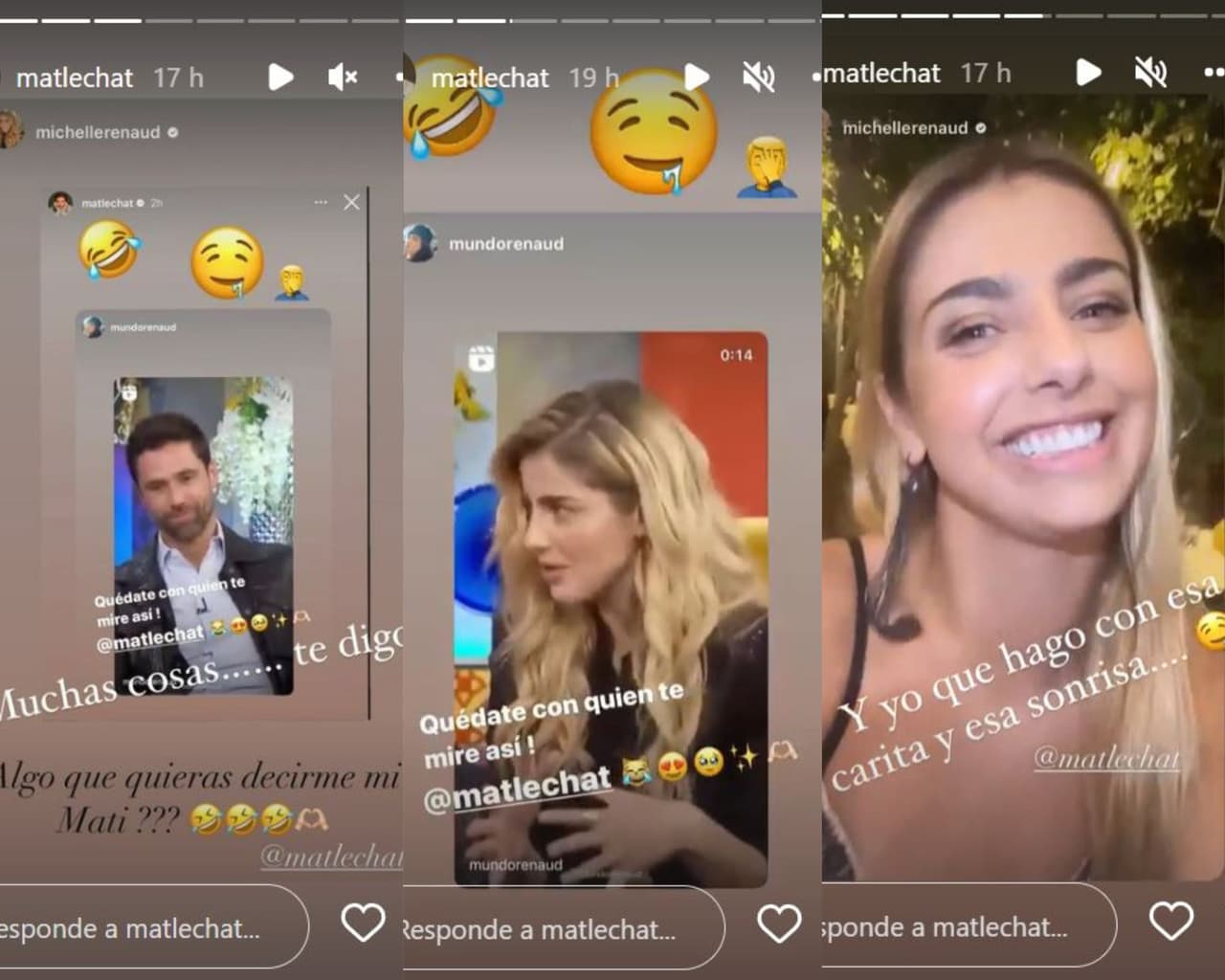 Los actores se lanzaron sospechosas indirectas.