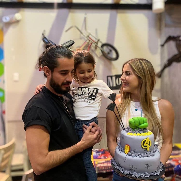 El pastel, que fue vegano, no solo decía Marcelo y tenía el número 4, también contó con el escudo del Capitán América, la cara de Iron Man, el martillo de Thor y el puño de Hulk.