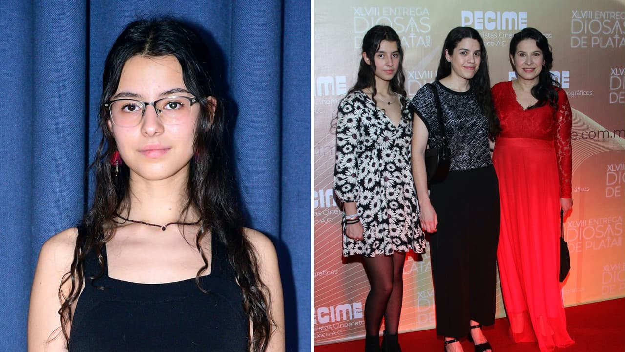 Emilia Berjón, hija de Arcelia Ramírez.