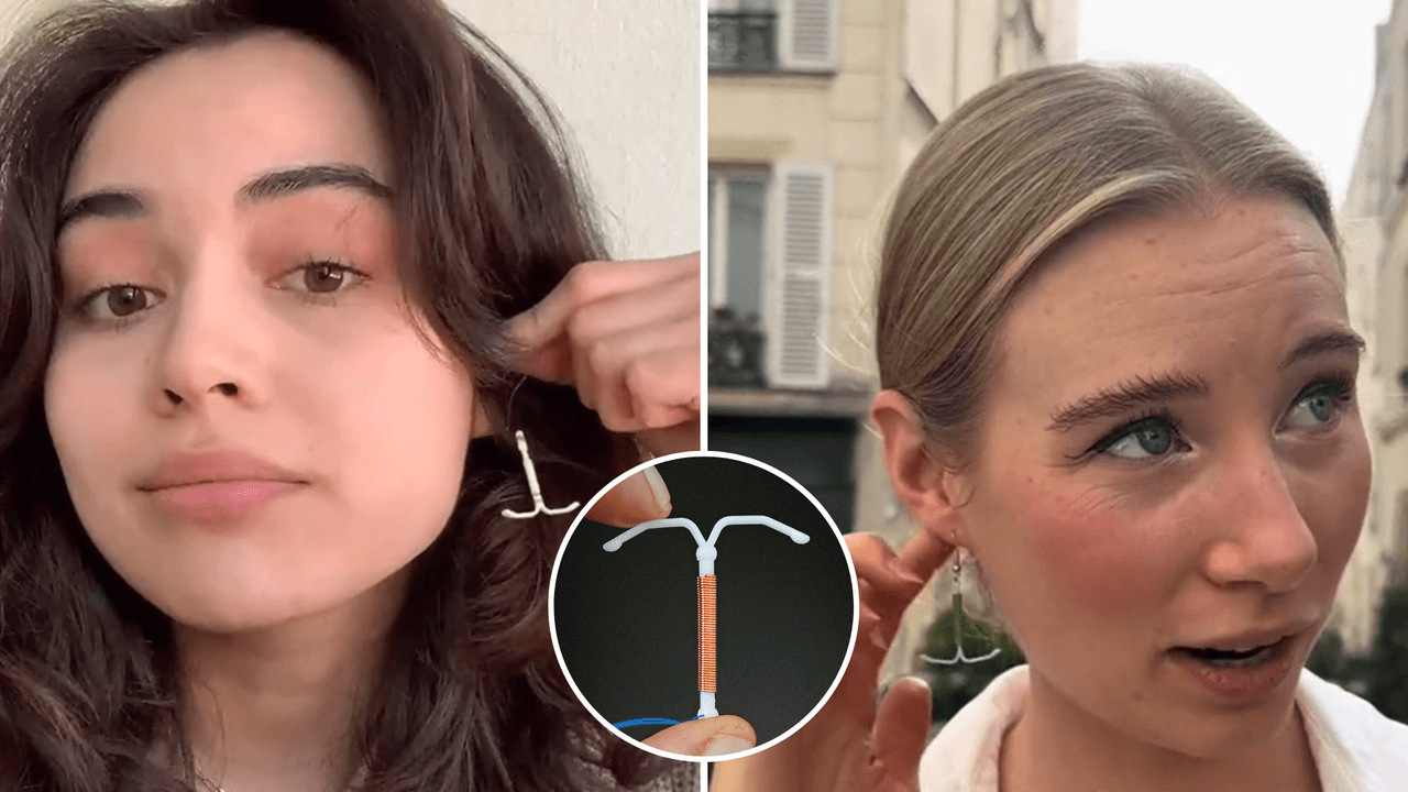 Mujeres usan DIUs como aretes y collares: la tendencia de accesorios que divide al Internet