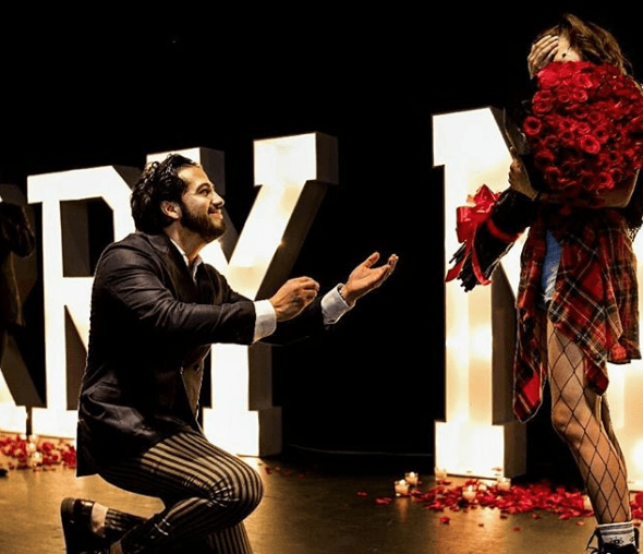 Claudia Martín se sorprendió por la propuesta de matrimonio