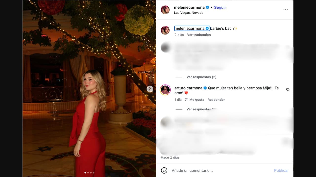Melenie Carmona aparece cuerpo completo en redes ante rumores de embarazo
<br>