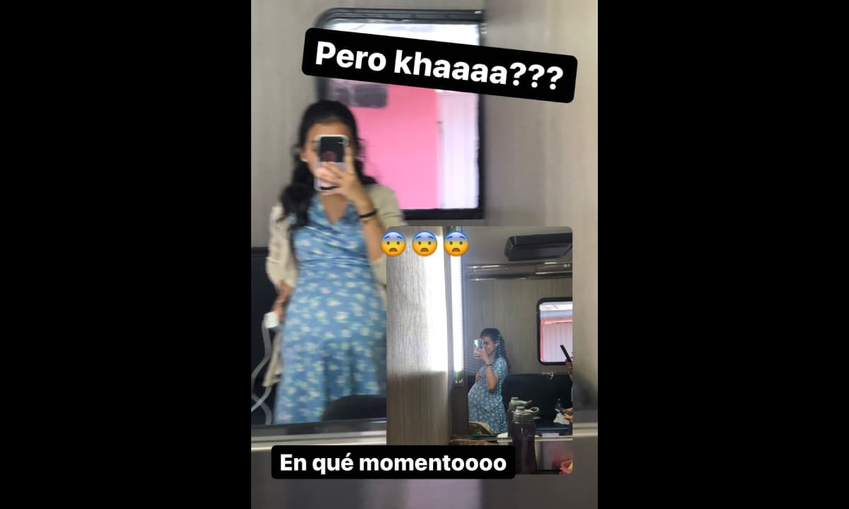 La joven compartió la imagen en su cuenta de Instagram
