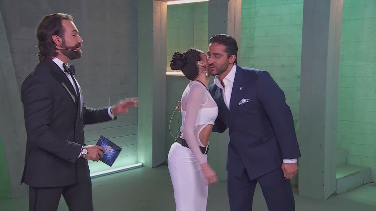 Así se saludaron Potro y Karime antes de entrar a 'La Casa de los Famosos México'