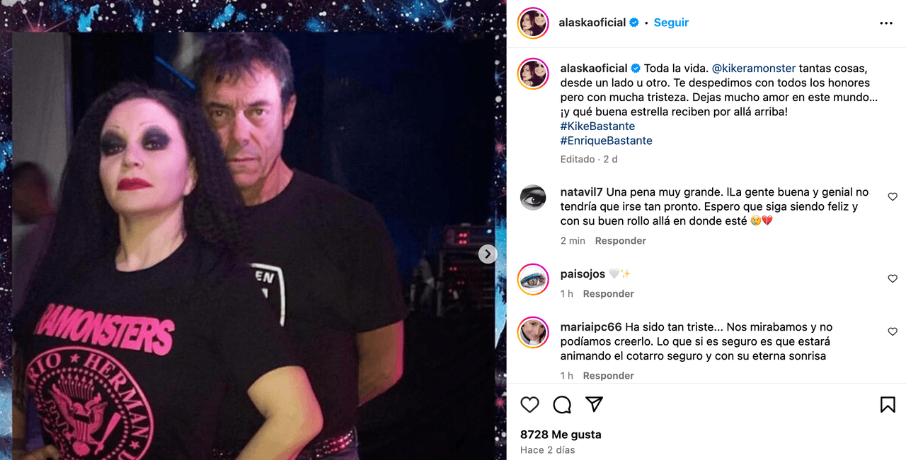 Muere la leyenda del rock Enrique Bastante