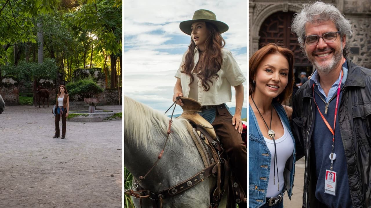 Angelique Boyer comparte fotos inéditas de 'Doménica Montero'.