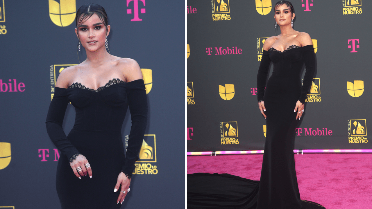 Clarissa Molina en la alfombra magenta de Premio Lo Nuestro 2024.