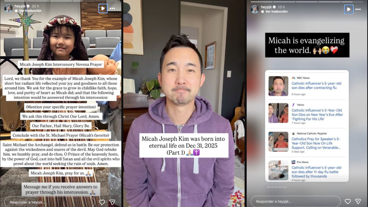 Influencer católico Paul J. Kim confirma la muerte de su hijo de 5 años