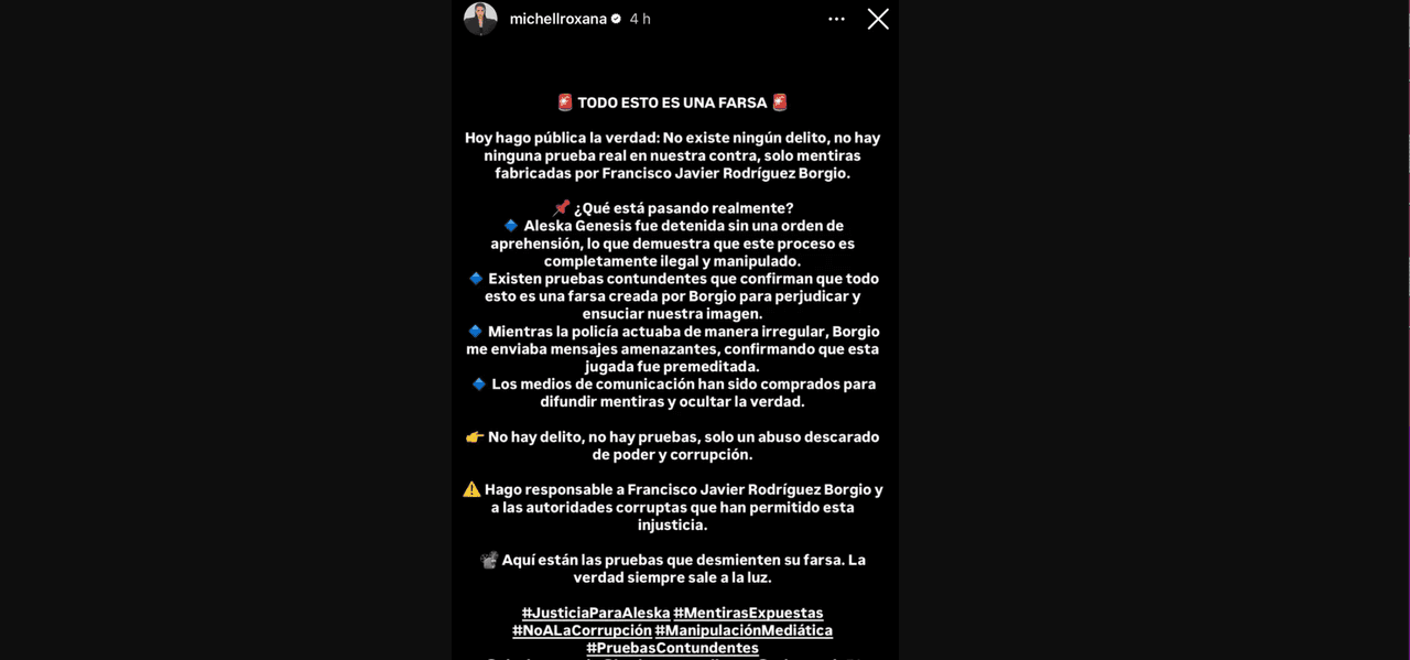 Aleska Génesis es detenida y su familia afirma es una farsa; así la defienden