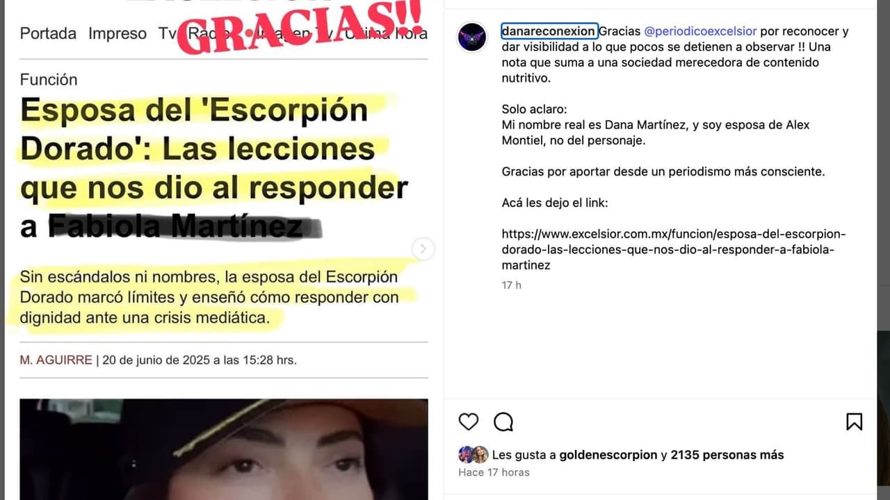 Esposa de Alex Montiel reacciona a escándalo de infidelidad.