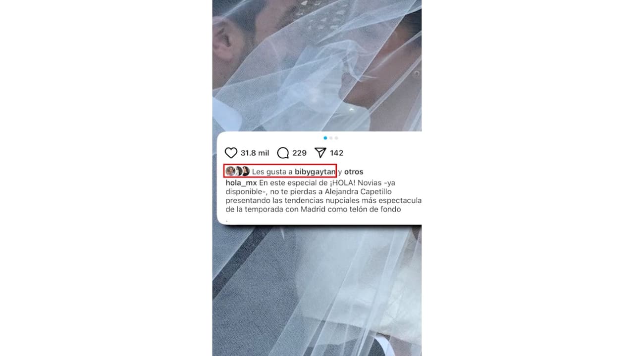 Biby Gaytán reacciona a la boda de su hija, Alejandra Capetillo Gaytán.