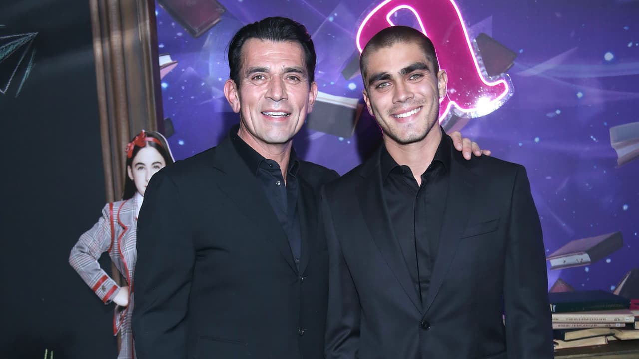 Jorge Salinas y su hijo Santiago.