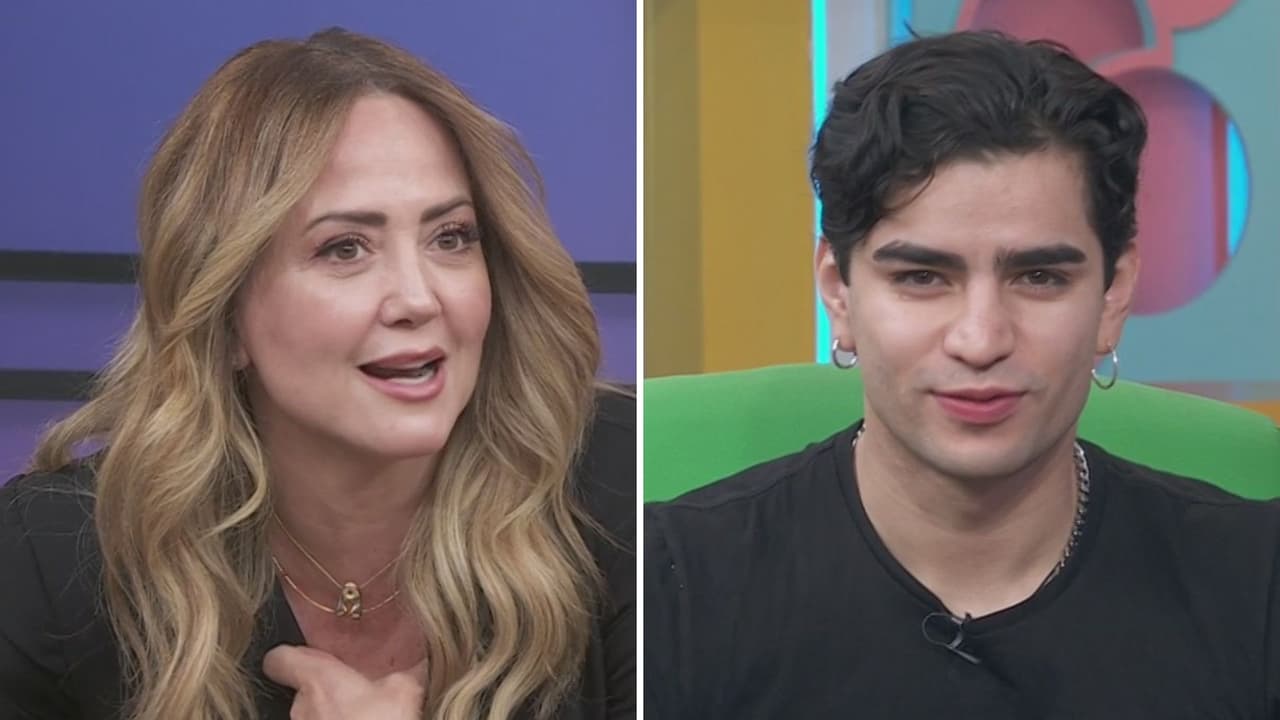 Andrea Legarreta y Aarón Mercury se reencuentran en 'Hoy'.