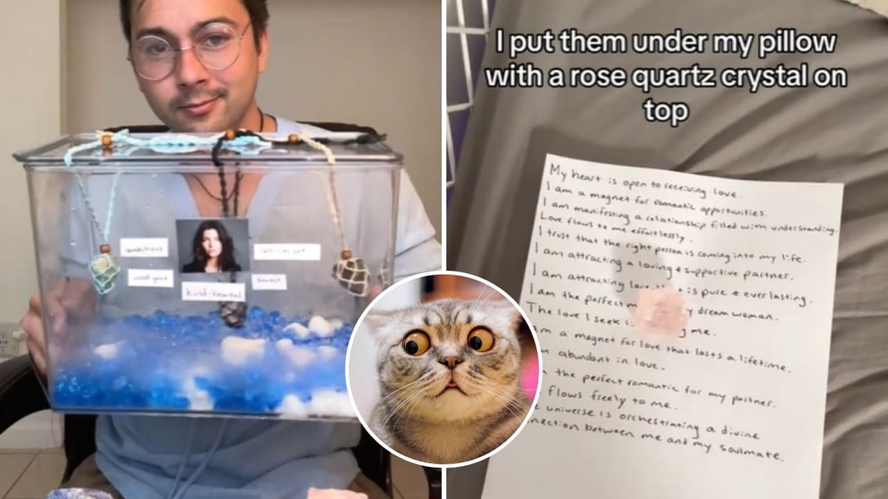 Joven hace tutorial para manifestar a la mujer de sus sueños, pero provoca miedo en redes