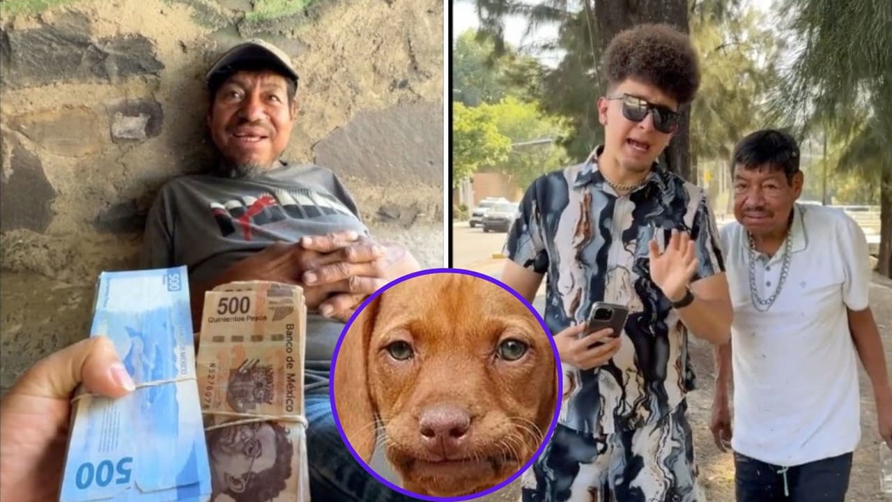 Influencer regala 100 mil pesos a hombre en situación de calle y se gasta todo en un dia
