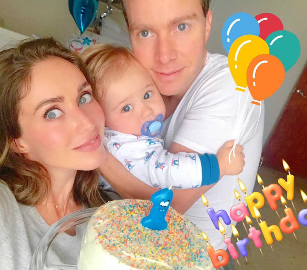 La actriz está feliz con su hijo y esposo Manuel Velasco