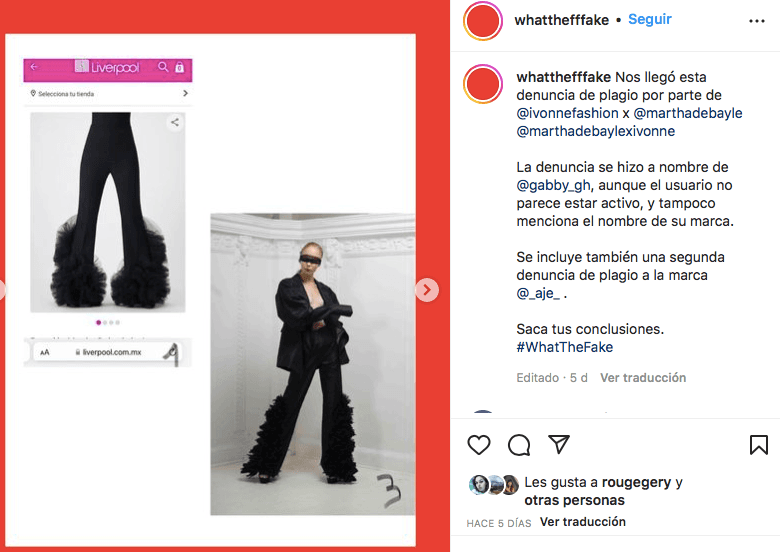 Señalan a Martha Debayle de plagiar diseño para su marca de ropa