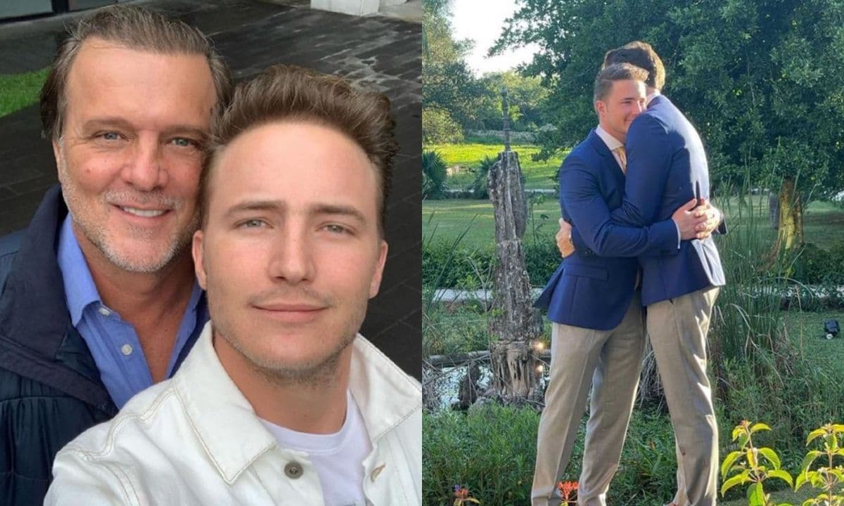 Hijo de René Strickler y su novio presumen espectacular boda; así fue su primer baile